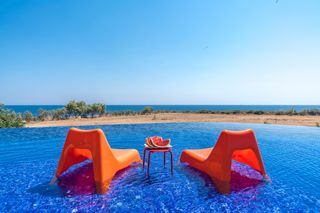 Villa Paliki Sunset Kefalonia Olivers Travels 1