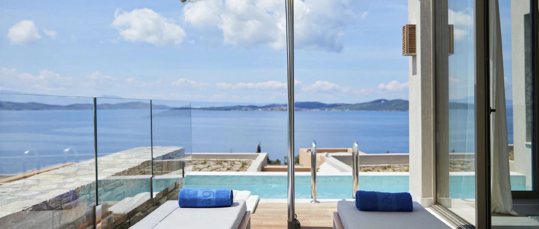 001 eagles resort junior pool villa with private garden mainland greece olivers travels desktop center