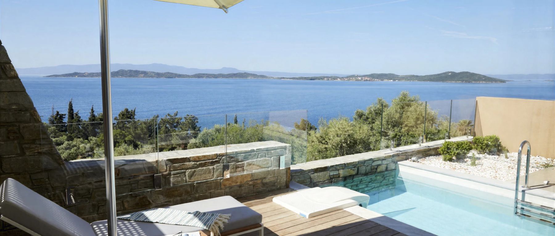 001 eagles resort ocean one bedroom pool villa with private garden mainland greece olivers travels desktop center