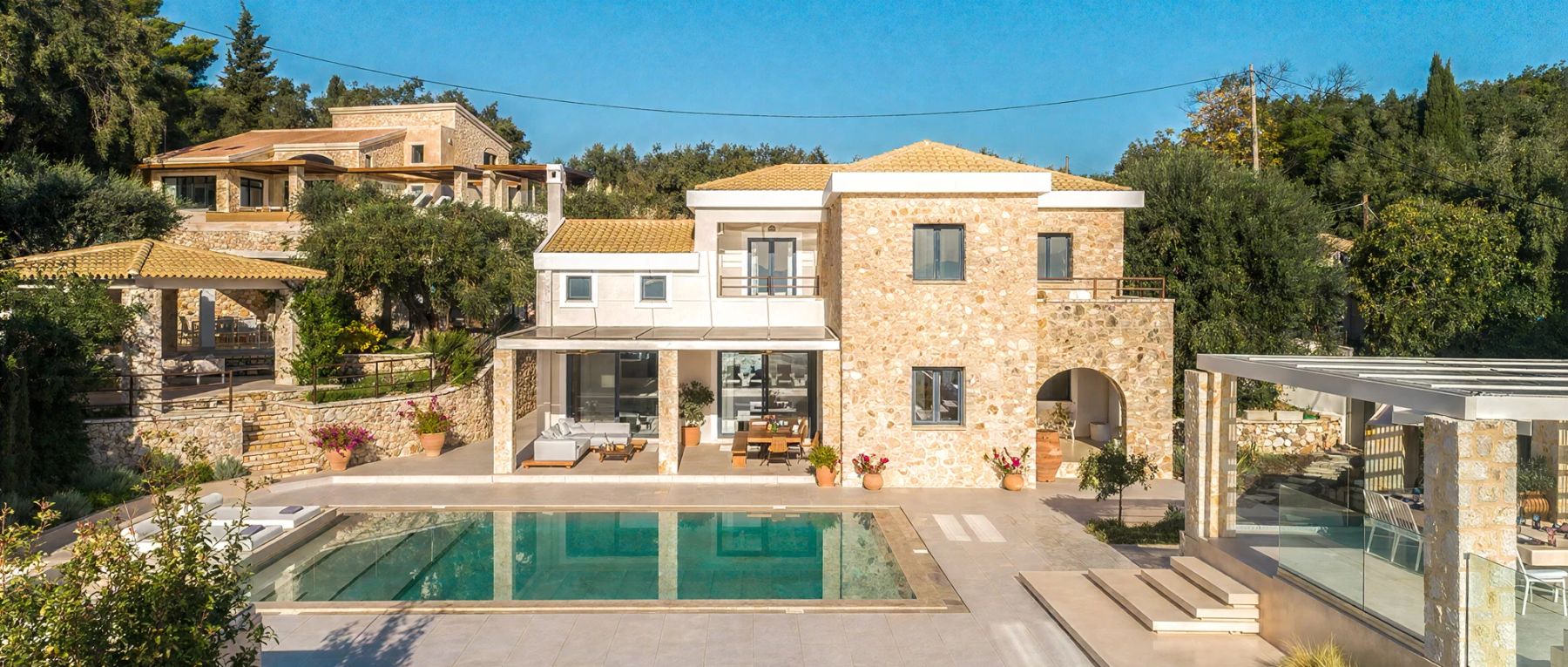 001 villa chic view ionian islands olivers travels desktop center