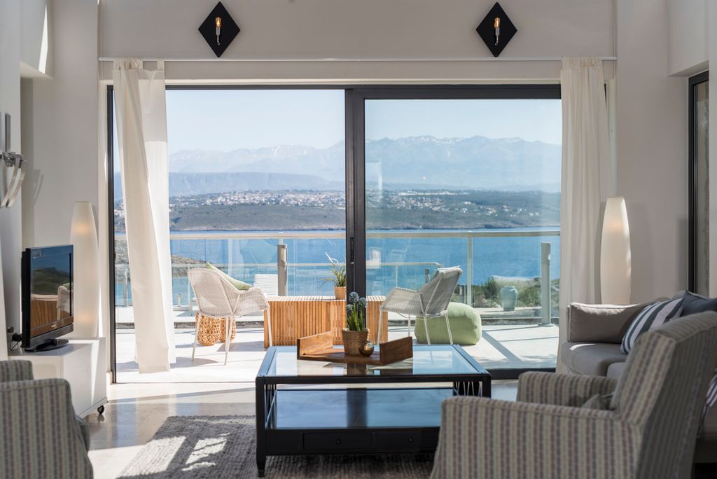 Athena Duo Front Villa Crete Olivers Travels 4