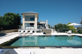 Athena Duo Front Villa Crete Olivers Travels 1