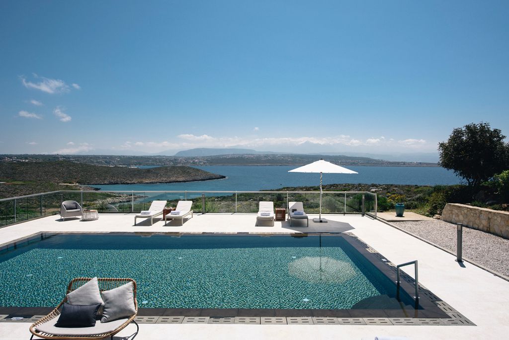 Athena Duo Front Villa Crete Olivers Travels 2