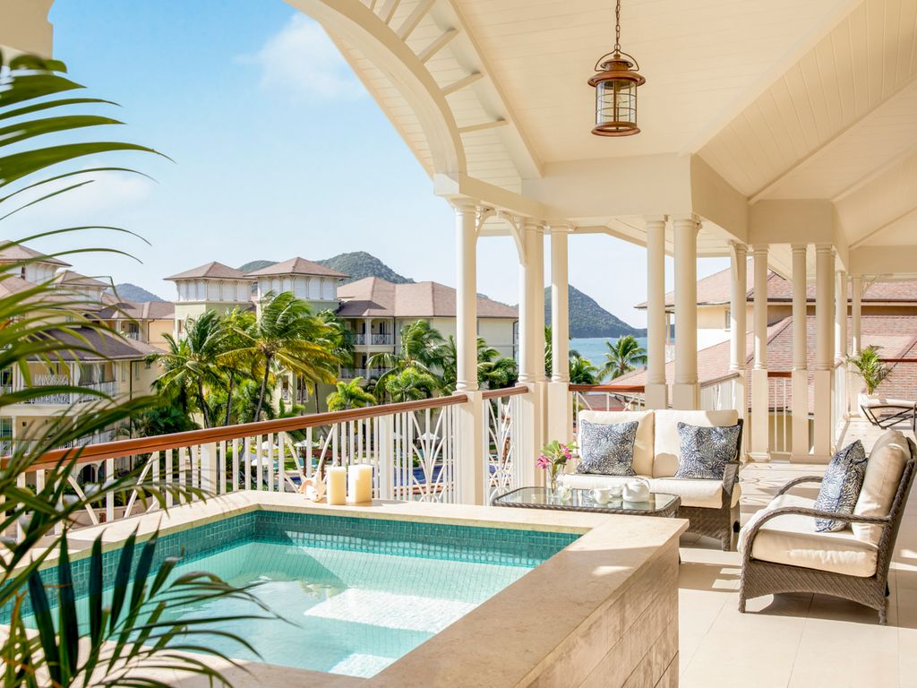 Marina Pool Villa Suite Landings St Lucia Olivers Travels 2