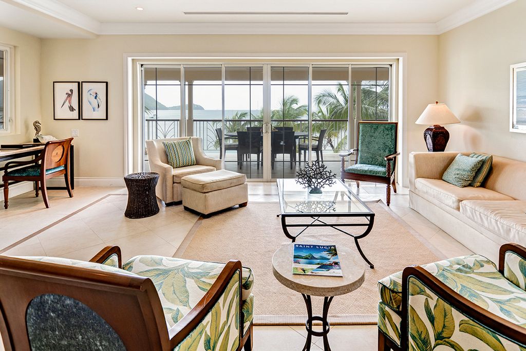 Beachfront Villa Suite Landings St Lucia Olivers Travels 3