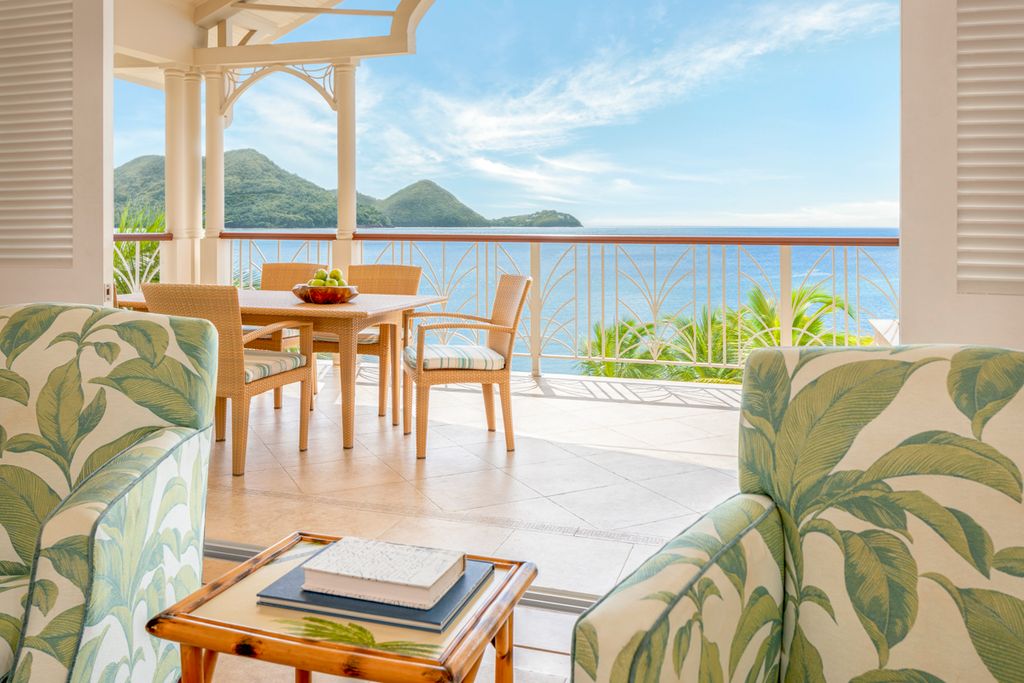 Beachfront Villa Suite Landings St Lucia Olivers Travels 5