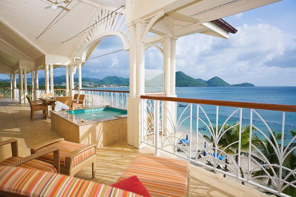 Ocean Pool Villa Suite Landings St Lucia Olivers Travels 1