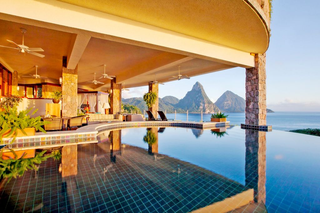 Galaxy Sanctuary Jade Mountain Resorts St Lucia Olivers Travels 1