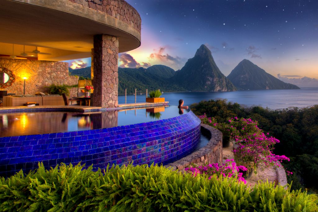 Galaxy Sanctuary Jade Mountain Resorts St Lucia Olivers Travels 4
