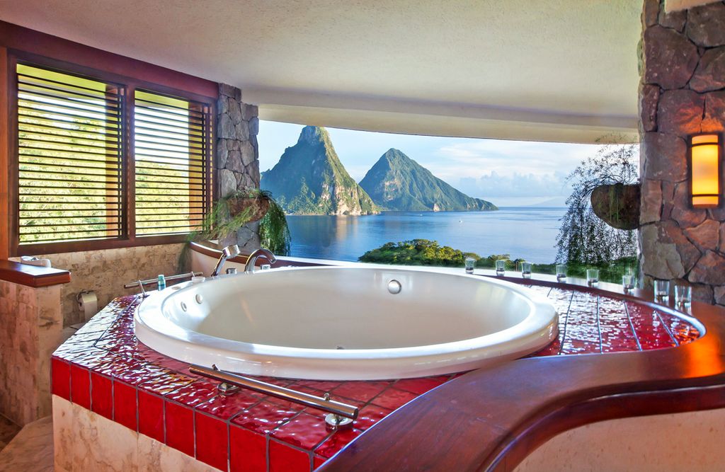 Sky Whirpool Suite Jade Mountain Resorts St Lucia Olivers Travels 4