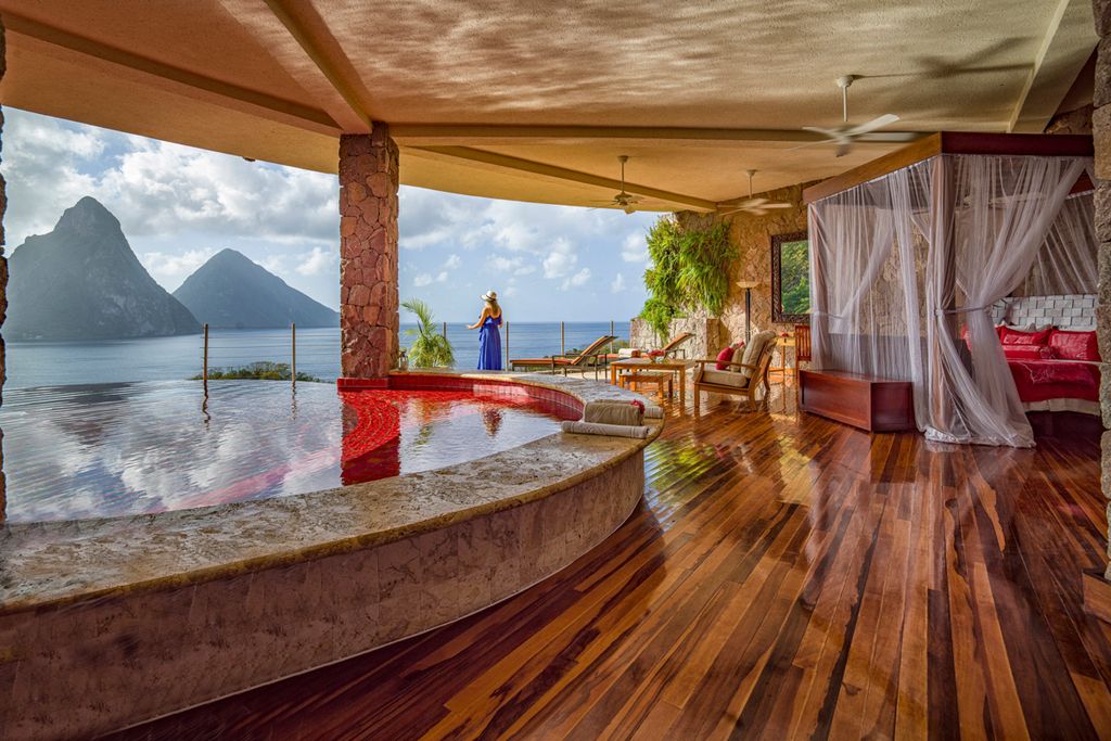 Sun Sanctuary Jade Mountain Resorts St Lucia Olivers Travels 2