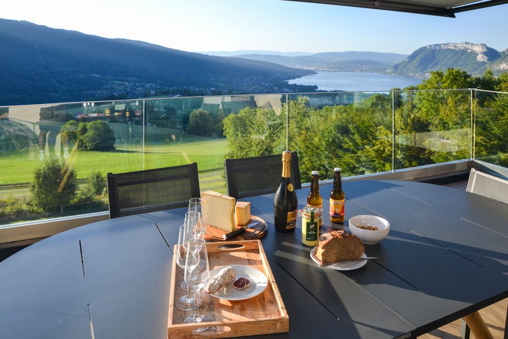 Vue du Lac Rhone Alpes Olivers Travels 1