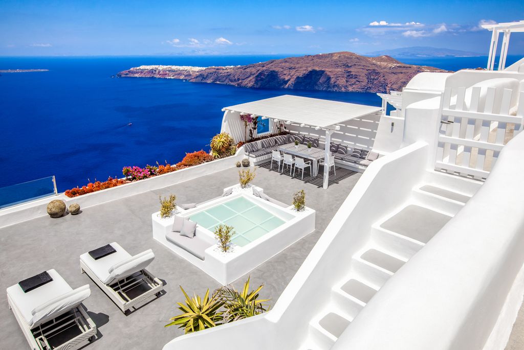 Villa Triton Santorini Olivers Travels 1