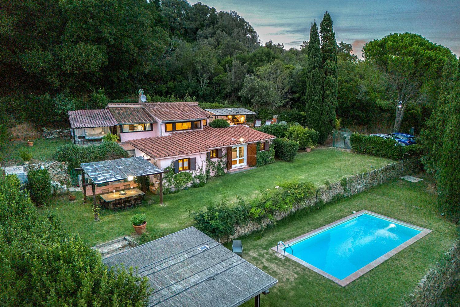 Villa La Pigna in Porto Ercole, Tuscany, Italy