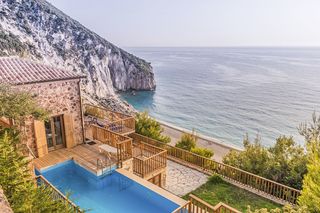 Milos Beach Poseidon Lefkas Olivers Travels 1