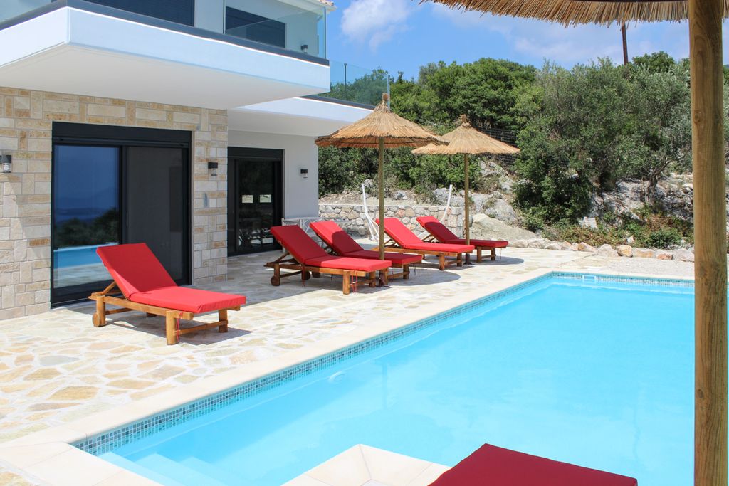 Villa Waterfall Lefkas Olivers Travels 1