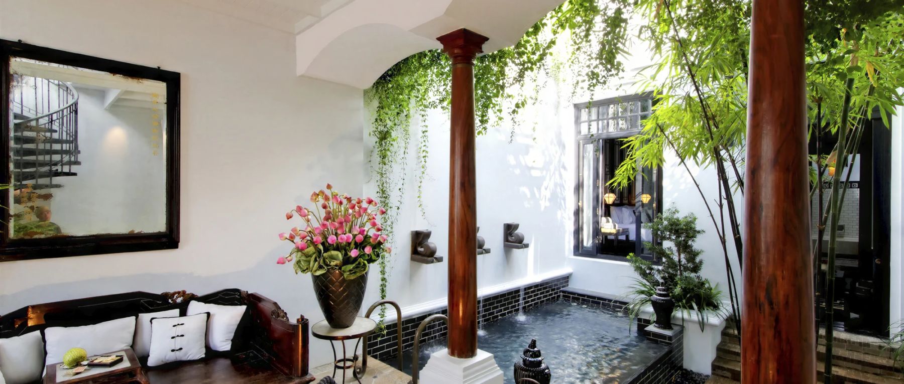 001 the siam courtyard pool villa central thailand olivers travels desktop center